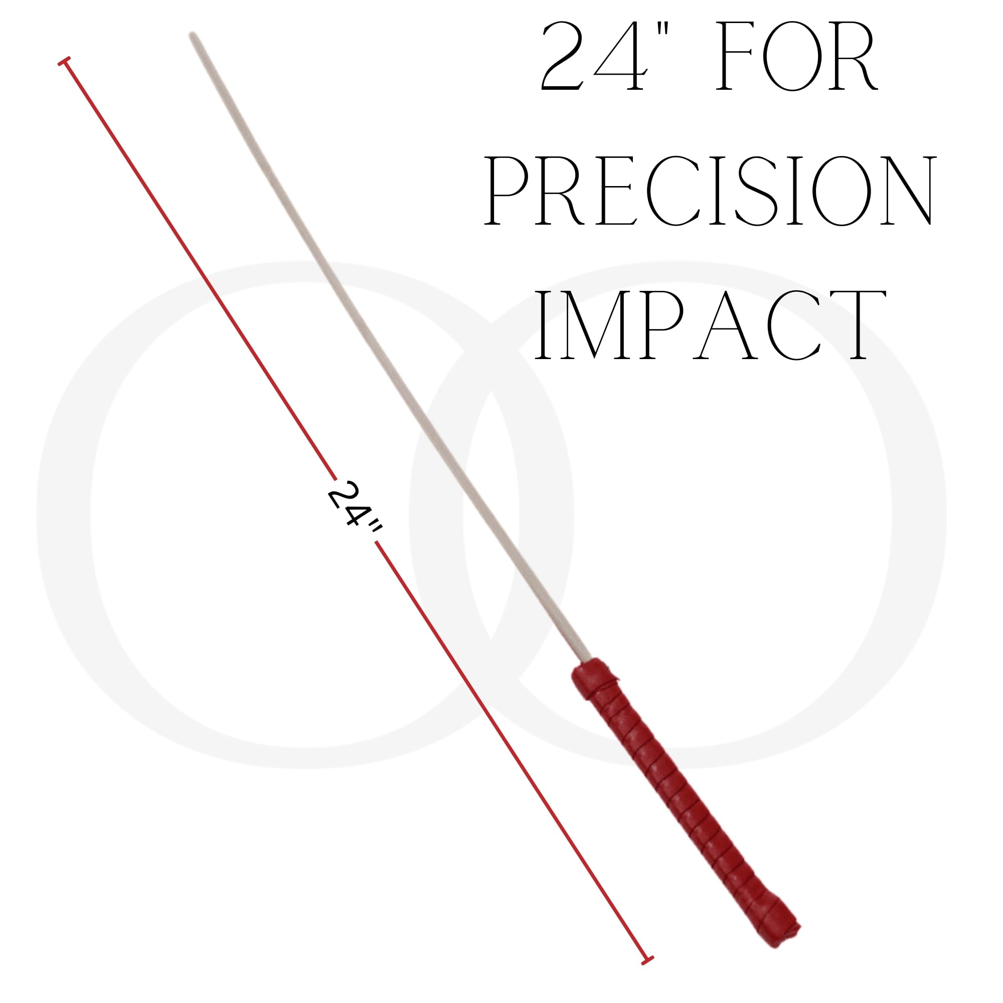 Premium Flexible Rattan Cane Spanking Whip - Sensory Impact Toy with Red Woven PU Leather Handle for BDSM, Adult Play & Sensation Exploration | Perfect for Bedroom Bondage, Couples Play & Sensory Stimulation