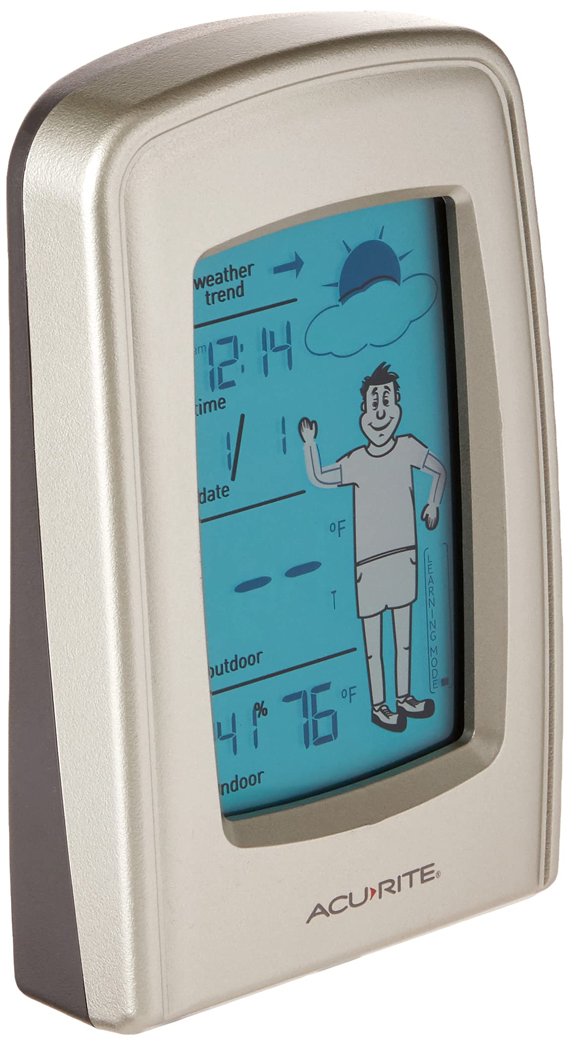 AcuRite 00827 Wireless Weather Forecaster with What-to-Wear Technology - White | Indoor/Outdoor Temperature & Humidity Monitor | Perfect for Home, Office, Travel & Outdoor Activities