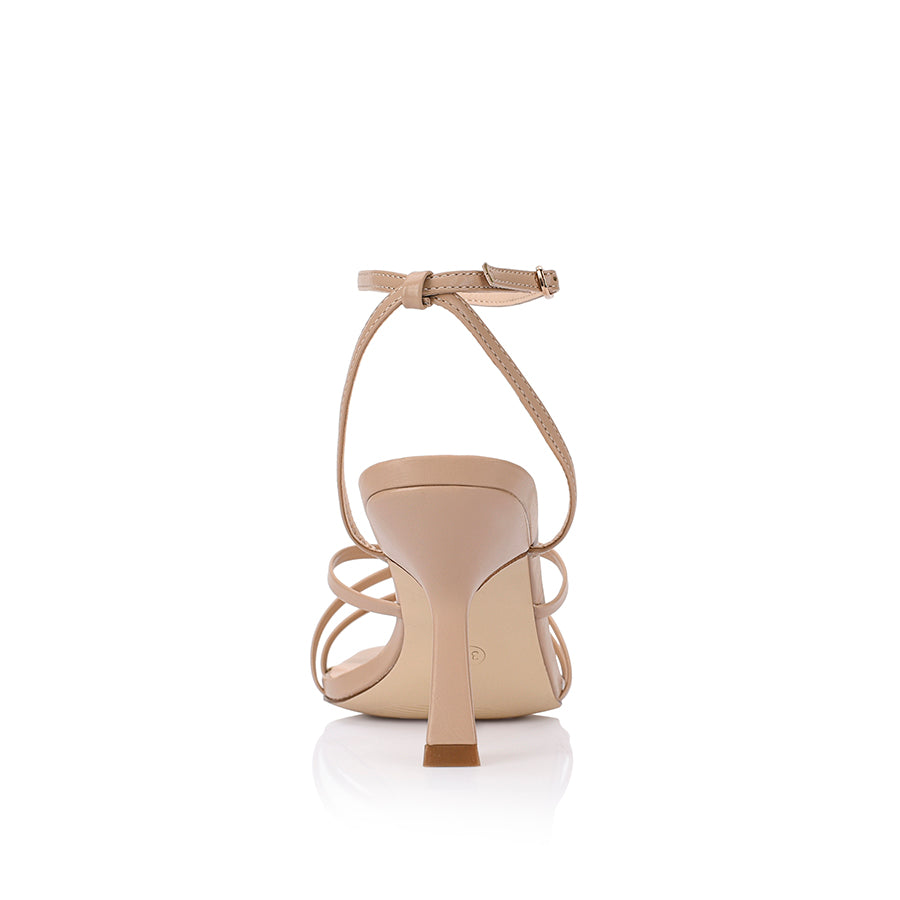 Penelope Strappy Sandals for Women - Comfortable Beige Summer Sandals | Casual Walking, Beach Vacation & Date Night Outfits