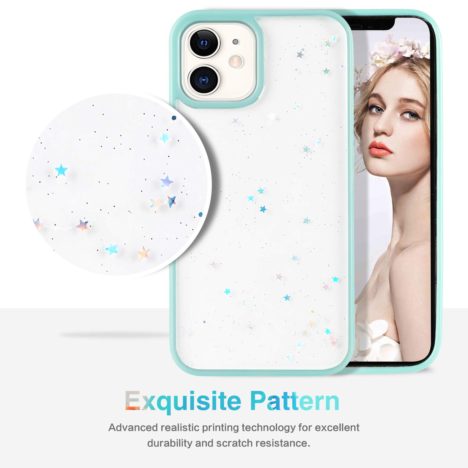 iPhone 12 Pro Case (6.1 Inch) - Military Grade Drop Tested, Shockproof Translucent Hard PC Back Cover | Perfect for Everyday Protection, Outdoor Activities & Travel