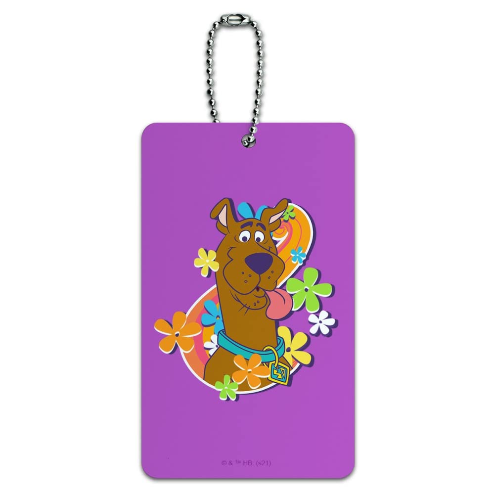 Fun Scooby-Doo Luggage Tag - Personalized Suitcase ID Card for Carry-On Bags | Perfect for Travel, Kids' Backpacks & Vacation Accessories
