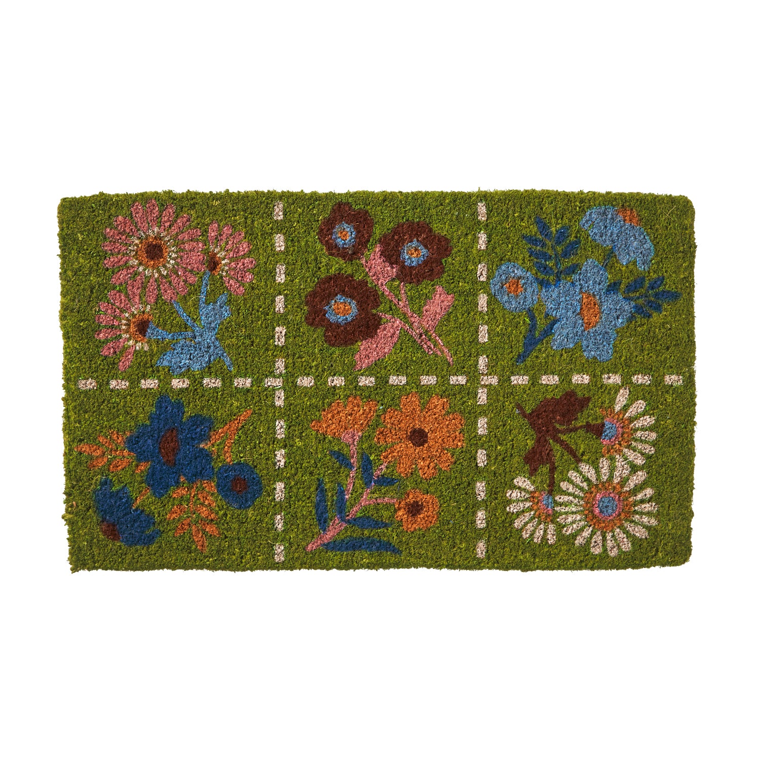 Charita Coir Door Mat - Eco-Friendly Natural Coconut Fiber Doormat for Indoor/Outdoor Use - Absorbent & Durable - Perfect for Entryway, Patio, Garage, and Mudroom