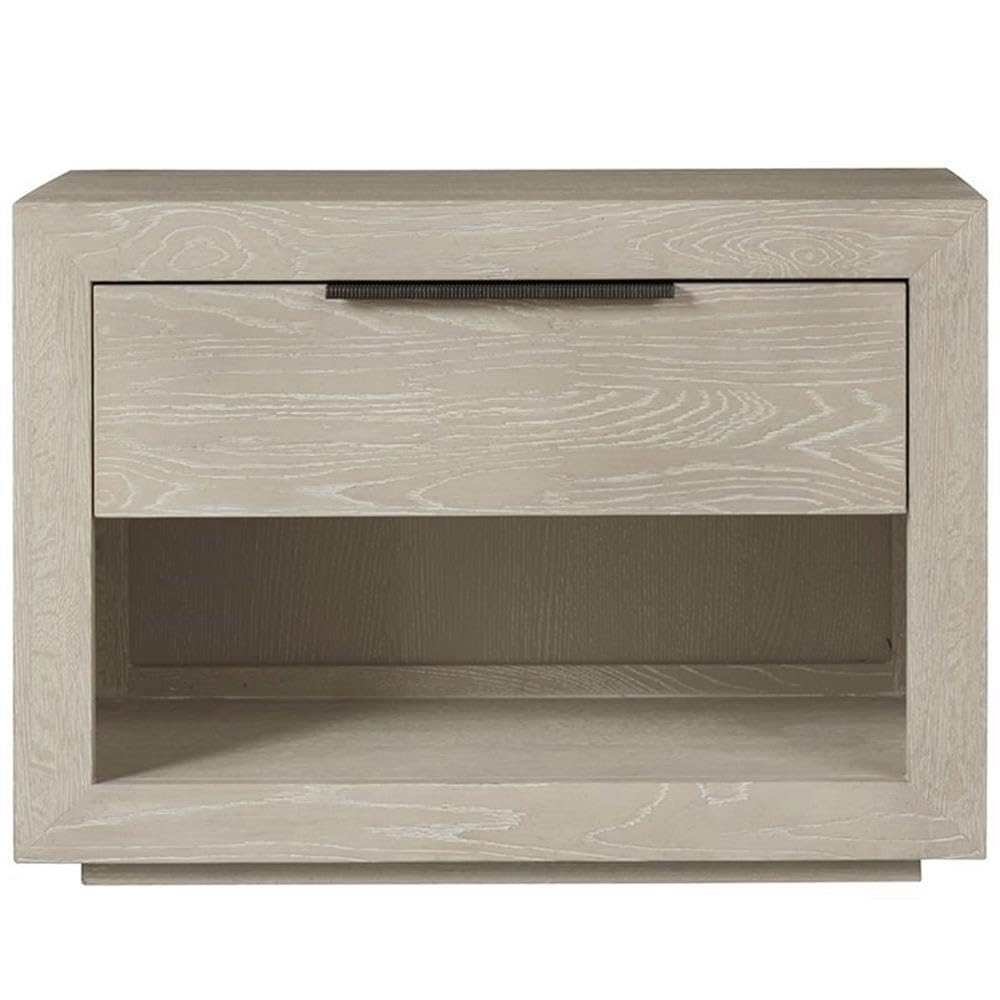 Universal Bronze Nightstand - Modern Bedside Table with Drawer for Bedroom, Living Room, or Office - Houston Furniture Collection