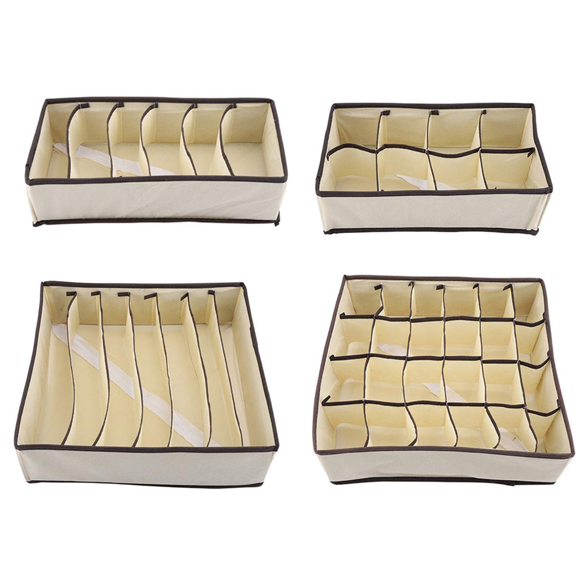 Foldable Storage Box for Underwear & Closet Organization - Portable & Space-Saving