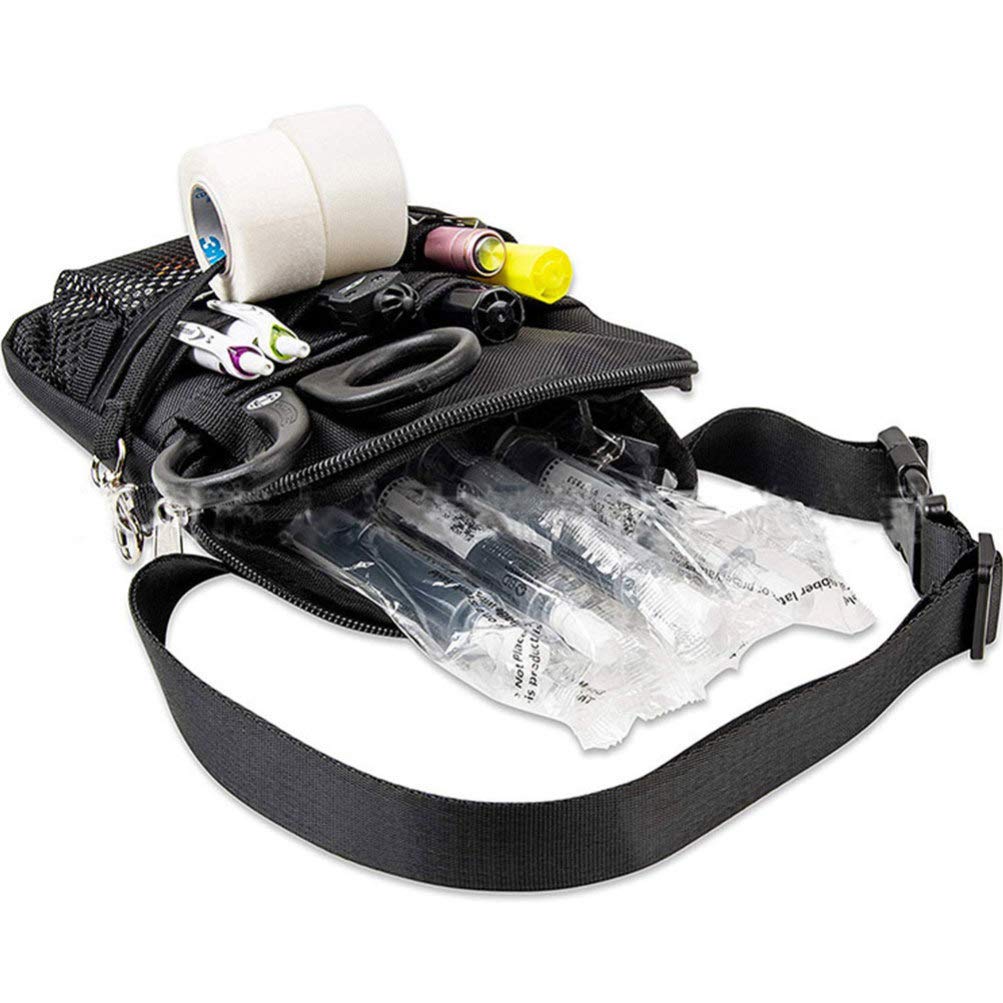 Healifty Multifunctional Oxford Cloth Tool Belt - Adjustable Waist Pouch for Electricians, Gym, Construction & Outdoor Work | Durable Storage Organizer with Multiple Pockets for Tools, Phones & Essentials