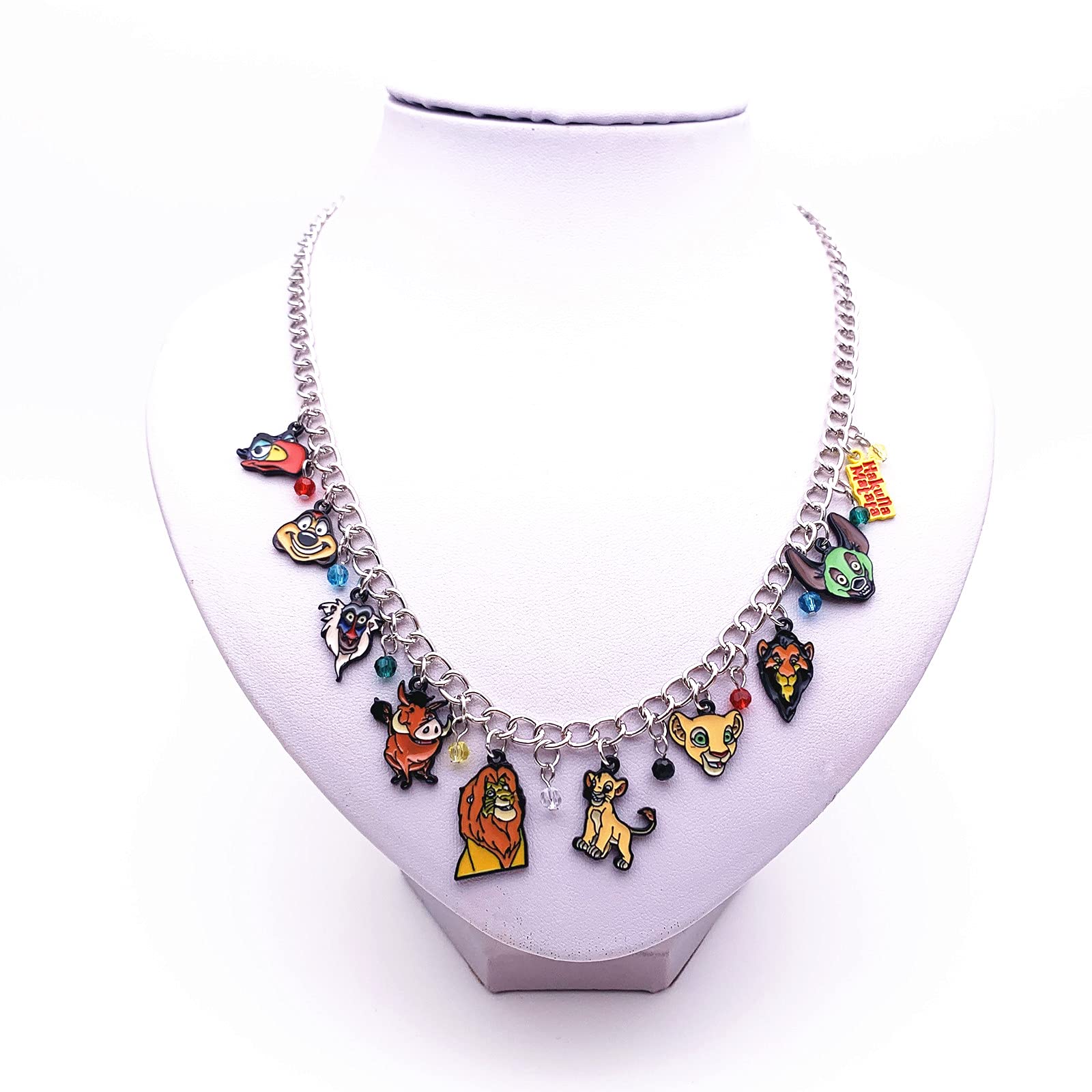 Anime Cartoon Charm Necklace for Women - Cute Kawaii Jewelry Gift for Girlfriend, Wife, Daughter - Perfect for Cosplay, Birthday, Valentine's Day Gifts