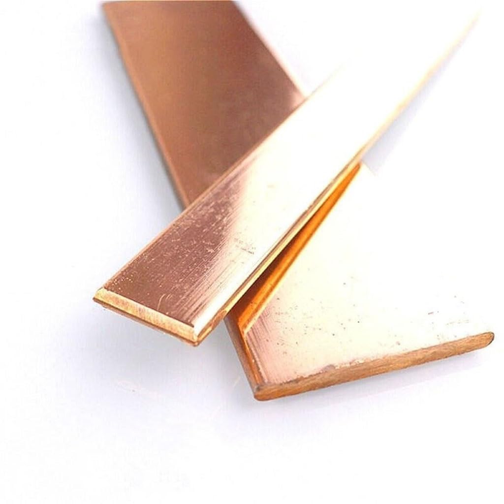 Pure Copper Plate - 1/1.5/2/3/4/5mm Thickness Red Copper Strip, Foil & Bar for DIY Projects - 1.5x15x250mm Size (1pc) - Perfect for Electrical Work, Jewelry Making & Crafting