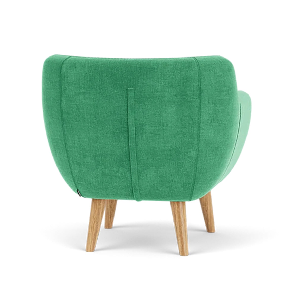 Anne Fabric Armchair - Modern Upholstered Accent Chair for Living Room, Bedroom & Office - Comfortable Lounge Chair with Sturdy Wooden Legs (Perfect for Reading, Relaxing & Home Decor)