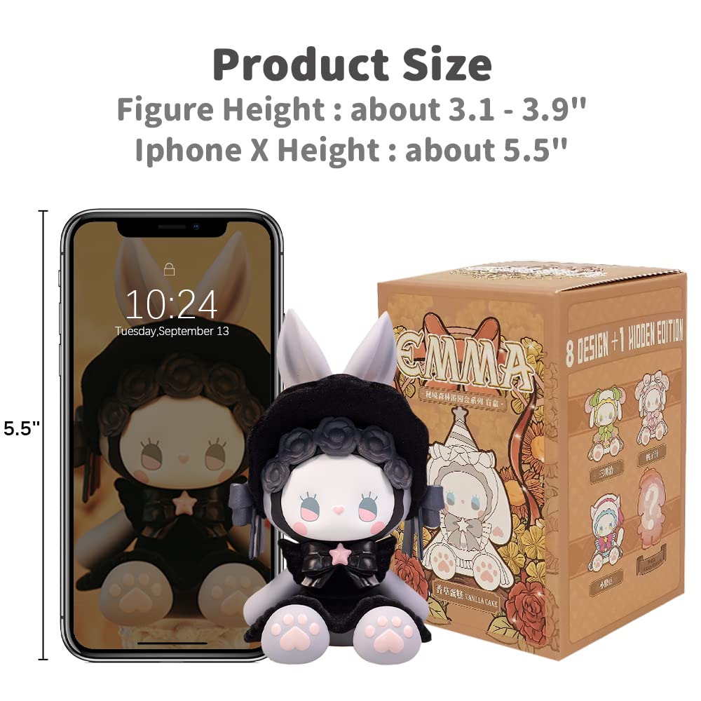 BEEMAI Emma Secret Forest Garden Party Series - 8PCs Random Cute Collectible Figures for Birthday Gifts, Home Decor & Toy Collection (Whole Set) - Perfect for Party Favors, Shelf Displays & Kawaii Lovers