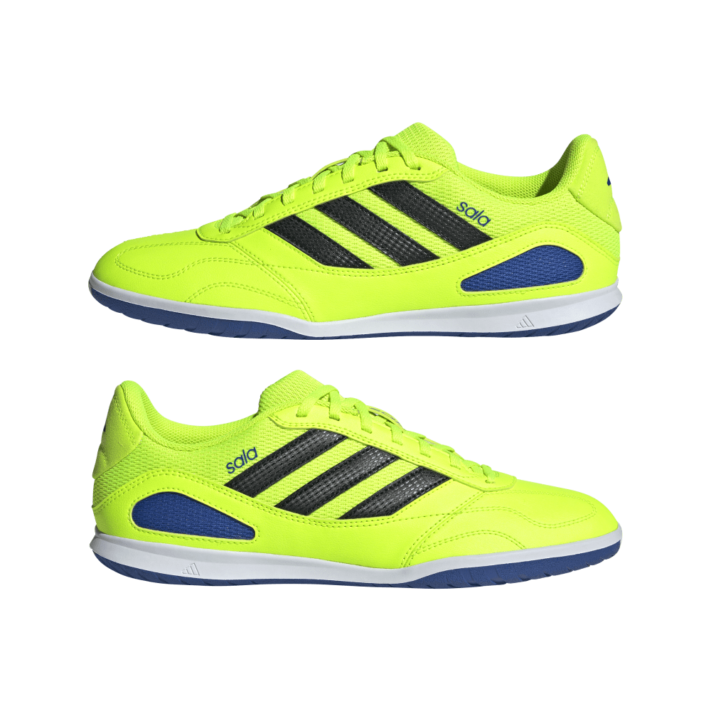 Adidas Super Sala Competition III Indoor Soccer Shoes for Men - Lucid Lemon/Core Black/Cloud White - Perfect for Futsal, Indoor Training & Competitive Play