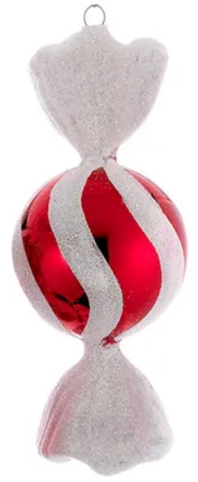 6 Pack Shatterproof Red and White Candy Canes - Christmas Tree Ornaments for Holiday Decorations, Party Favors, and Festive Home Decor