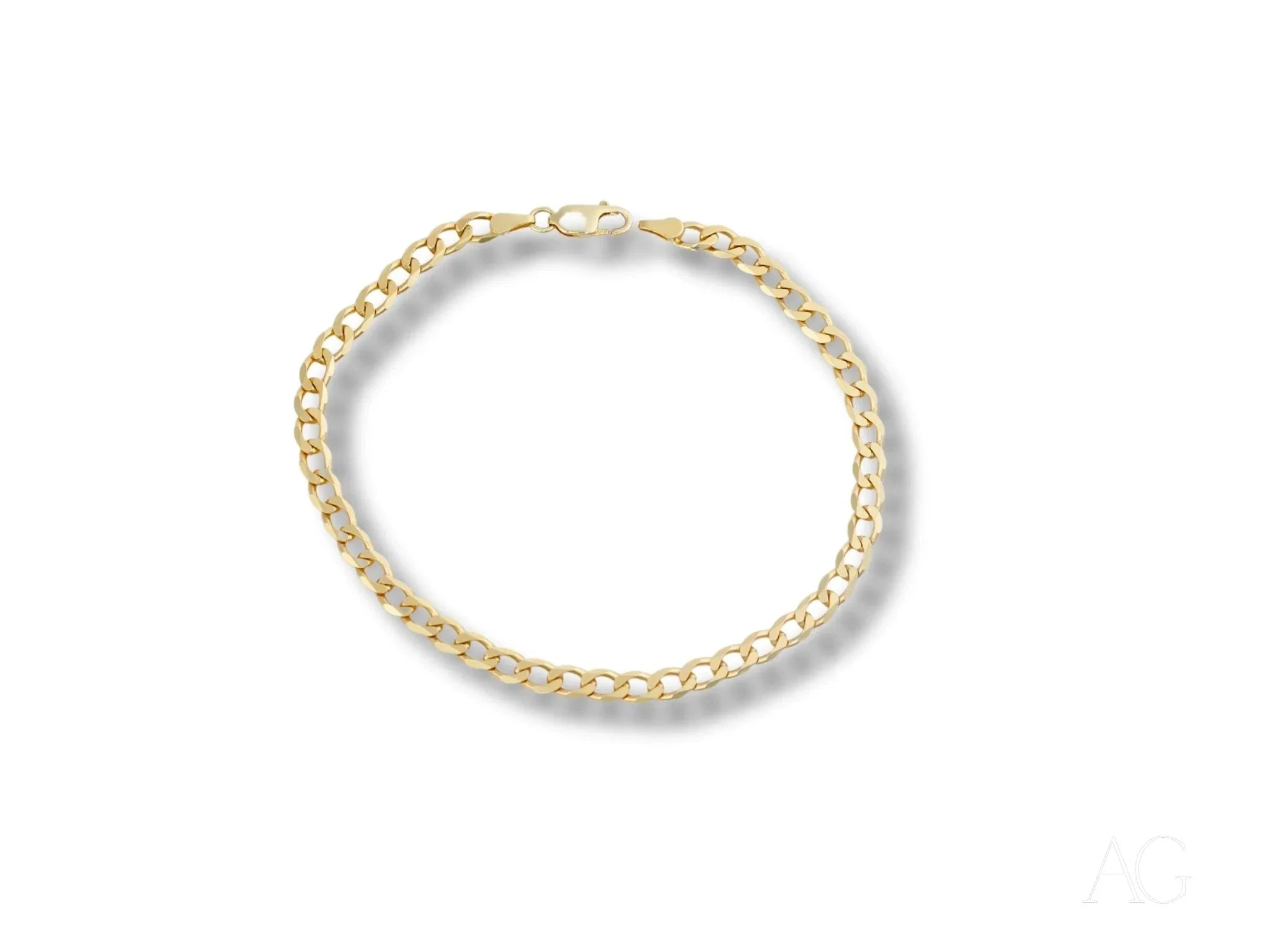 18K Solid Gold Cuban Link Bracelet for Men & Women - Luxurious, Bold & Durable Jewelry Gift for Parties, Weddings & Everyday Wear