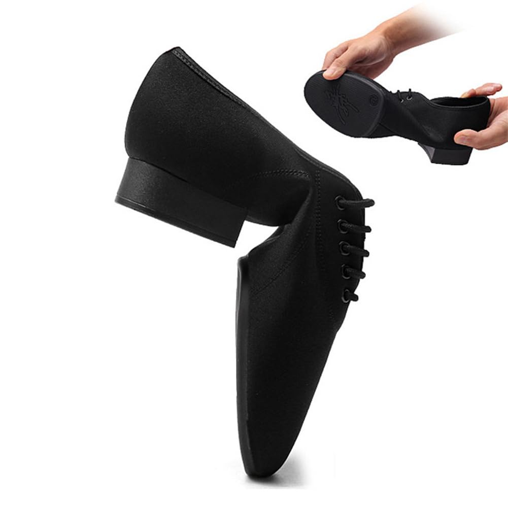 Men's Latin Dance Shoes - 2 Inch Heel Ballroom Tango Waltz Practice Shoes for Men | Split Sole Professional Dance Shoes for Salsa, Tango, Waltz & Social Dancing