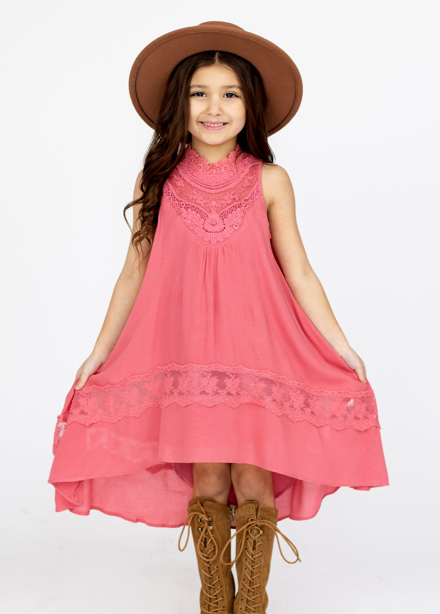 Delphina Floral Print Dress - Elegant Wild Rose Design for Women | Perfect for Summer Parties, Weddings & Casual Outings