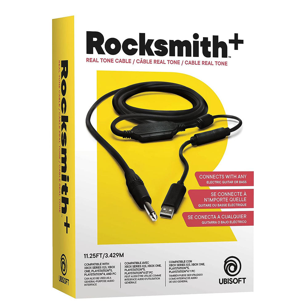 Rocksmith Real Tone Guitar/Bass Cable for PS4, Xbox One & PC - High-Quality Audio Interface Cable for Guitarists & Bassists - Perfect for Gaming, Recording & Live Performances