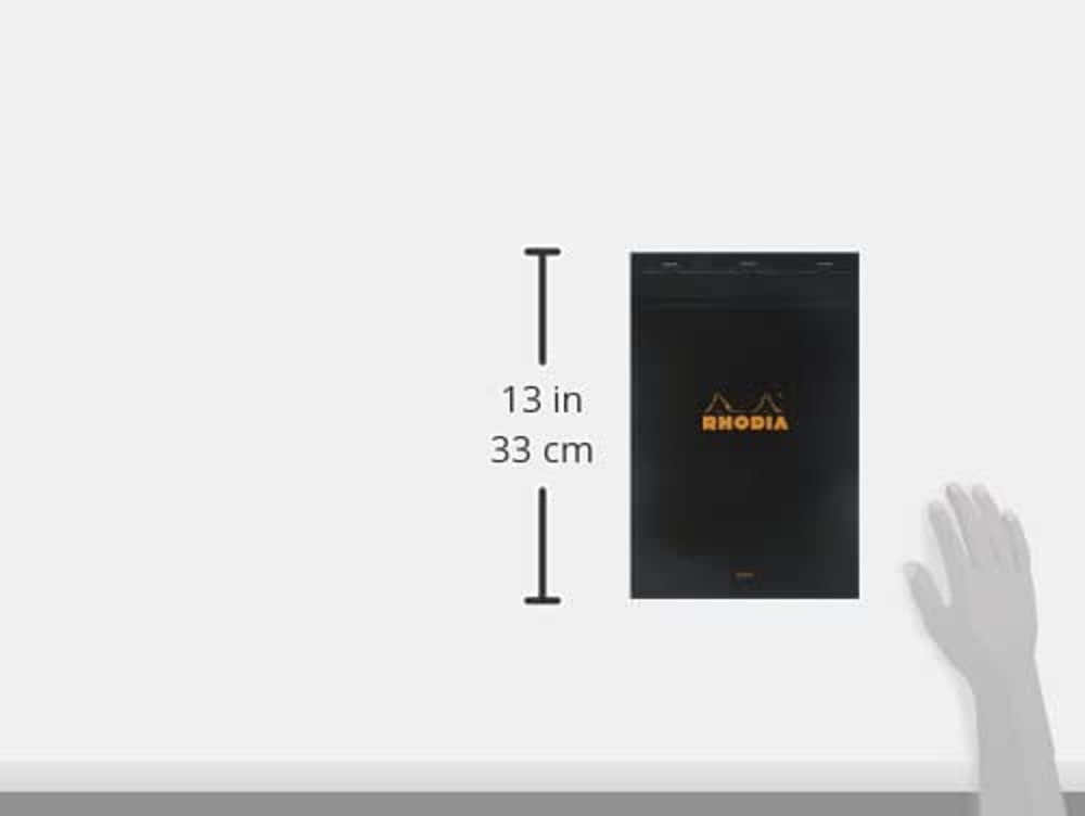 Premium Rhodia Staplebound Notepads - 80 Blank Sheets, 8.25