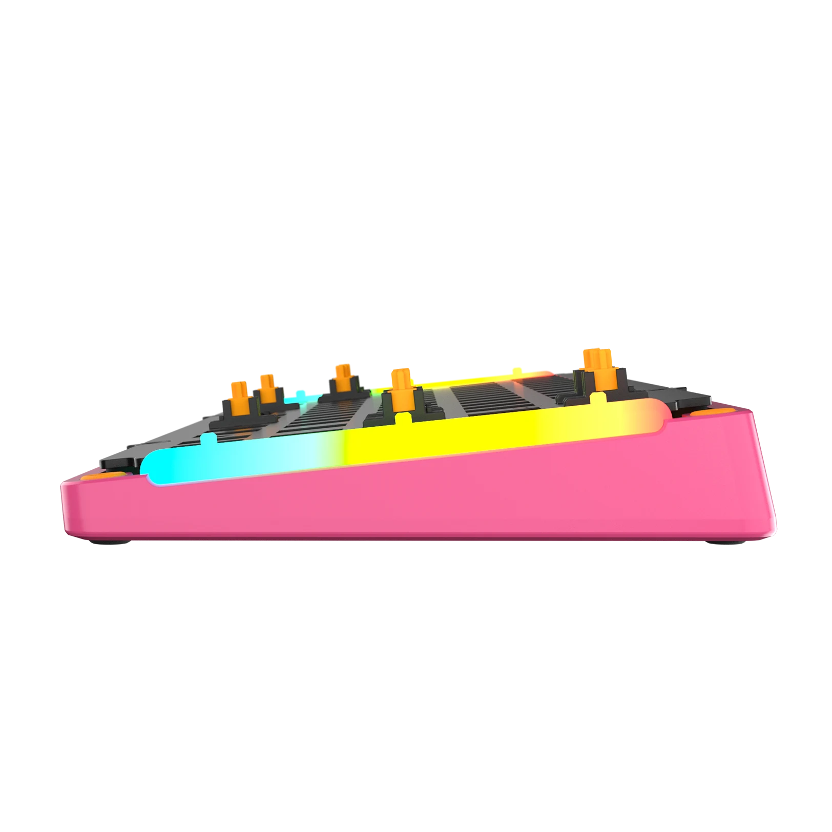 GMMK 3 Limited Edition Metal Bottom Case - Flamingo Pink 65% Mechanical Keyboard for Gaming & Typing | Perfect for PC Gamers & Office Work