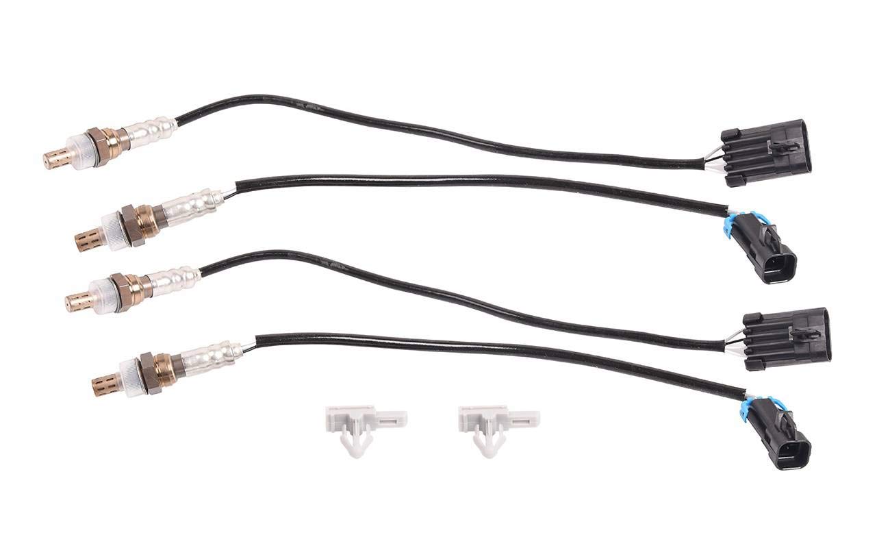 Bapmic Upstream & Downstream Lambda O2 Oxygen Sensor Compatible with Cadillac Chevrolet GMC 19178116 - Improve Engine Performance & Fuel Efficiency