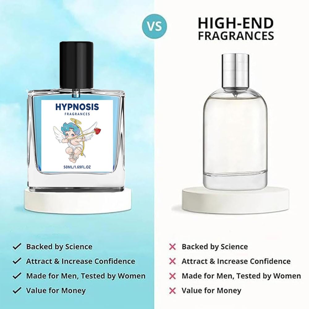 Hypnosis 2.0 Cologne for Men - Pheromone-Infused Scented Perfume (2-Pack) | Attract Confidence & Romance | Date Night, Special Occasions & Everyday Wear