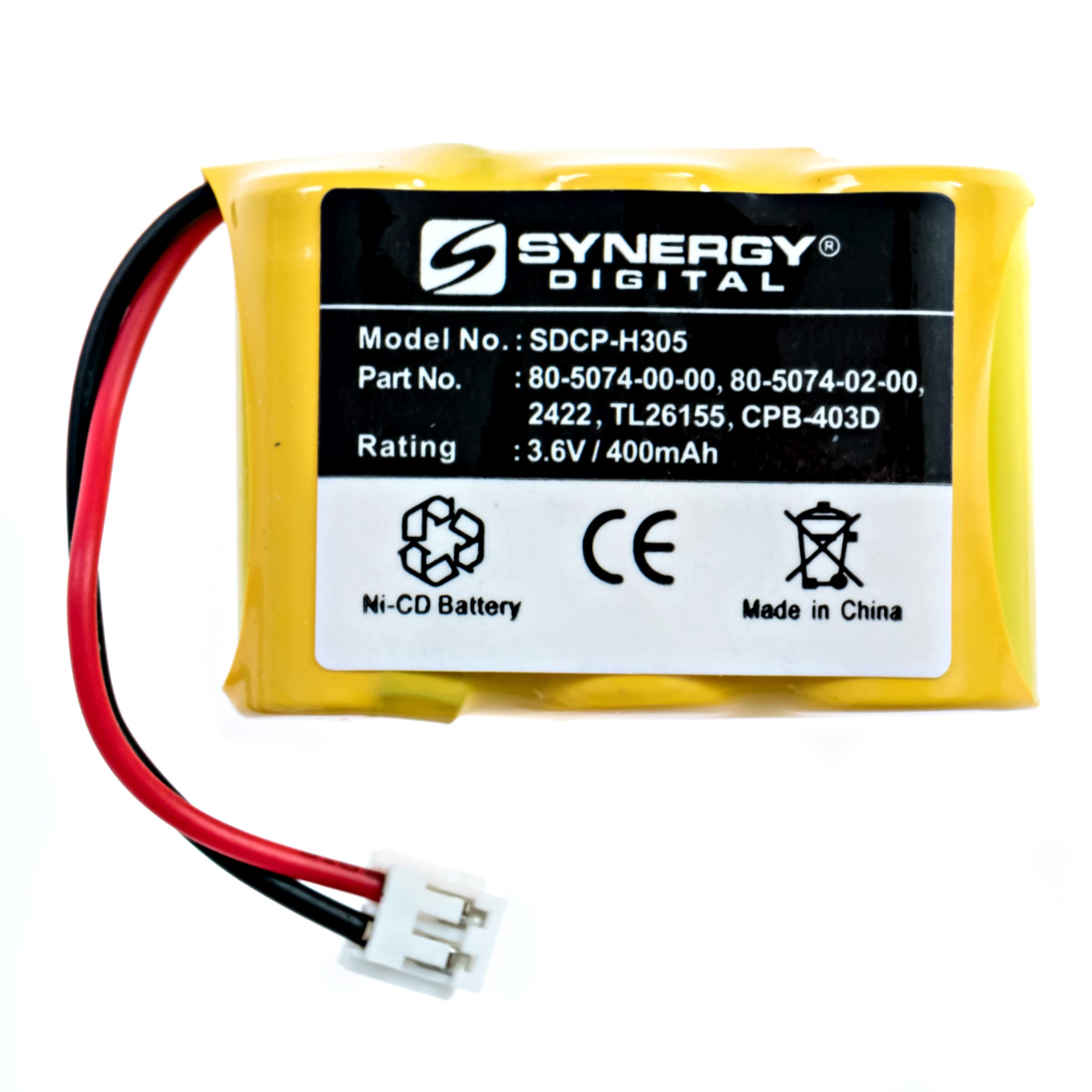 Synergy Digital Cordless Phone Replacement Batteries - 4 Pack SDCP-H305 - Compatible with Rayovac RAY3 Cordless Phone Battery Combo - Long Lasting Power for Home & Office Phones - Perfect for Uninterrupted Calls & Clear Communication