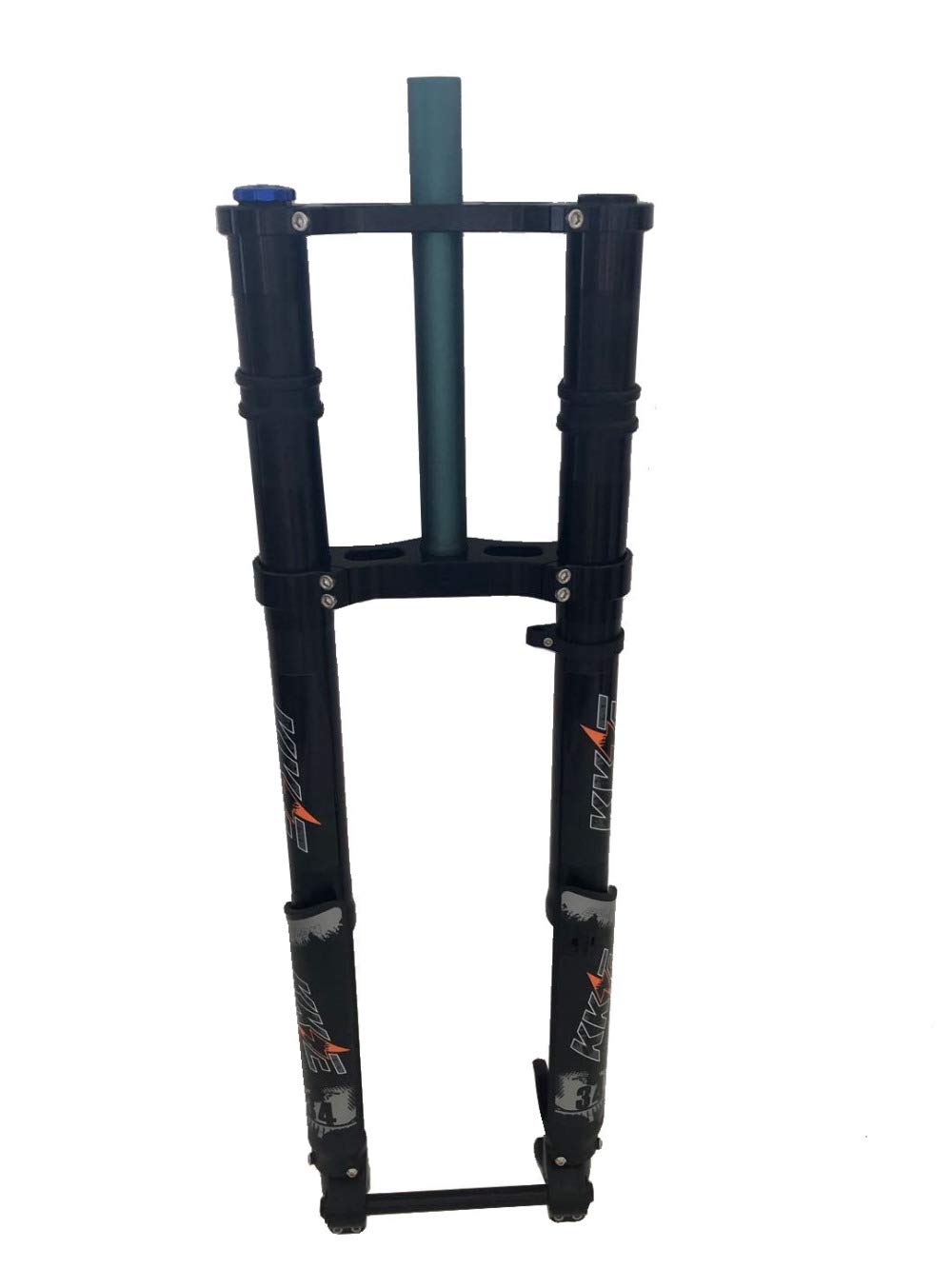 NBPOWER 26x4.0 Fat Bike Fork - Oil Spring Suspension Fork for Snow & Beach Riding, Alloy Mountain Bike Fork Compatible with 4.0