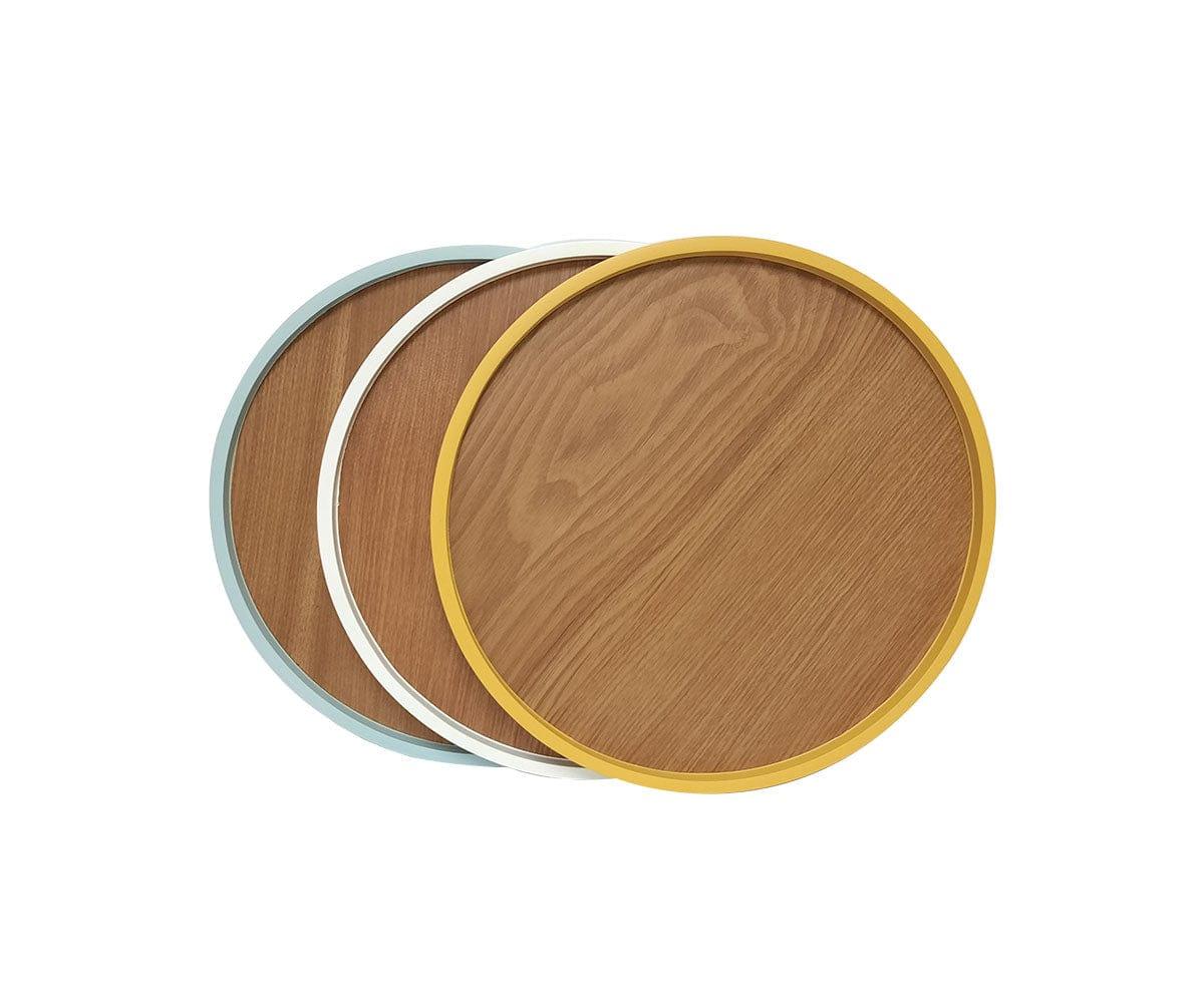Round Lacquer Trim Tray for Nail Art - Professional Manicure & Pedicure Accessories with Non-Slip Base - Perfect for Salon, Home Use & DIY Nail Designs