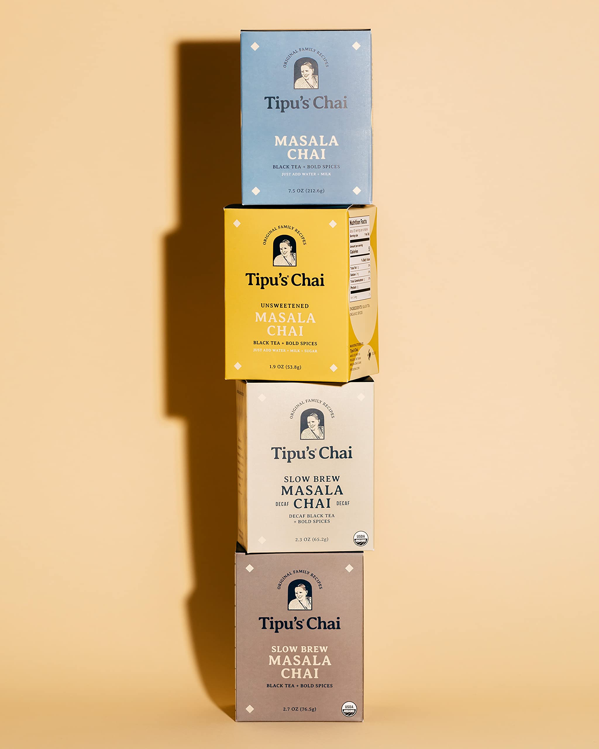 Organic Decaf Slow Brew Masala Chai Tea Bags - Authentic Indian Spiced Black Tea for Relaxation & Wellness - Perfect for Morning Rituals, Afternoon Breaks & Evening Unwinding