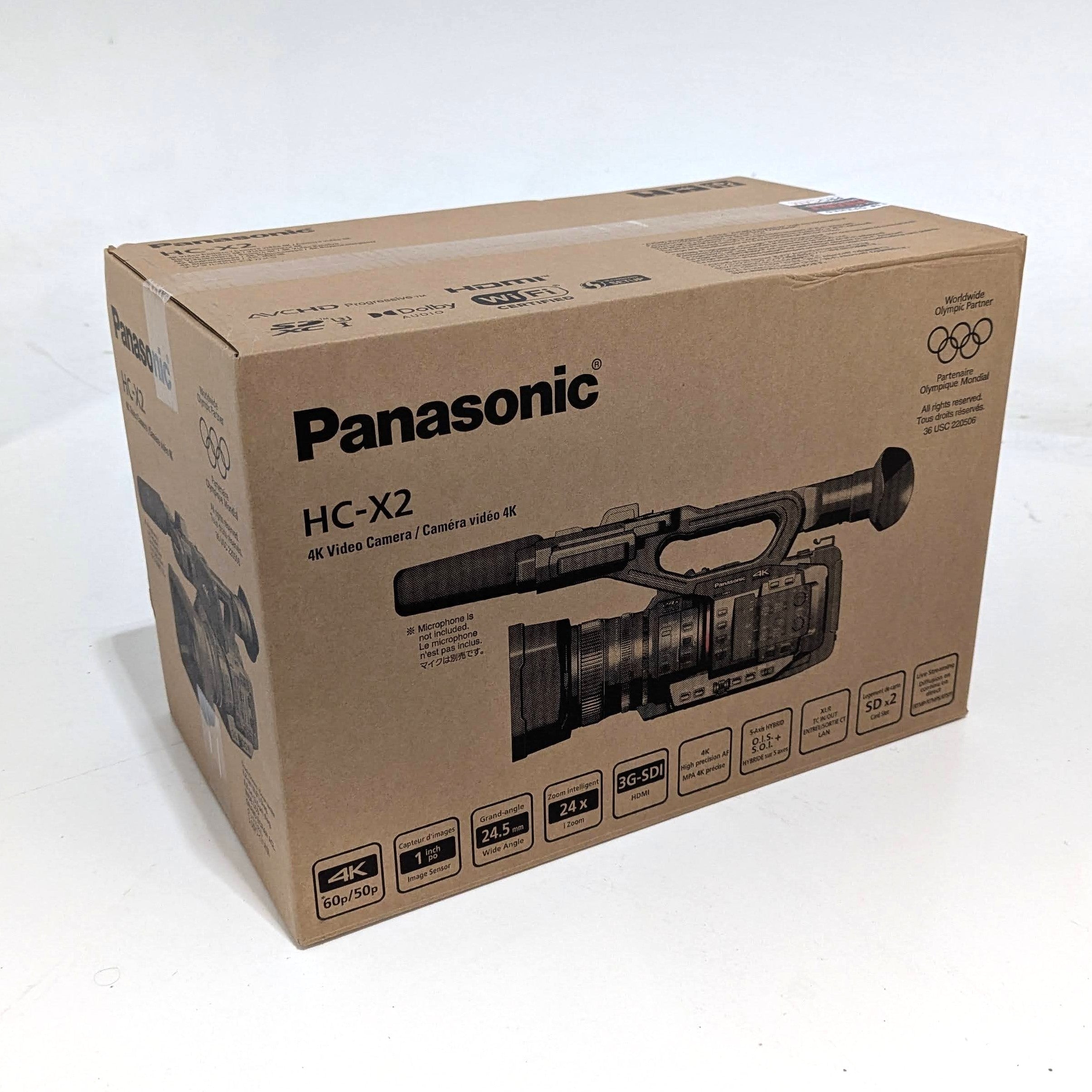 Panasonic HC-X2 4K Camcorder - Open Box Excellent Condition | Professional Video Recording for Vlogging, Travel & Events