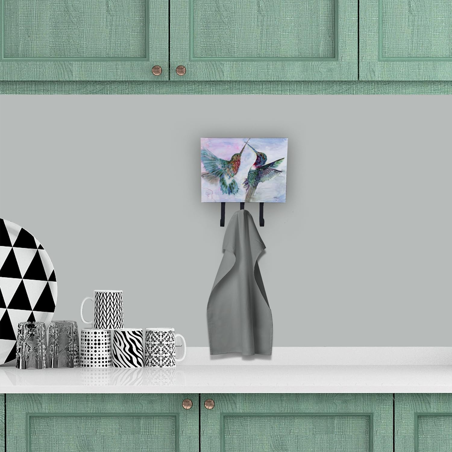 Caroline's Treasures 8968TH68 Hummingbird Wall Hook - Multi-Purpose Key Holder, Coat Rack & Leash Organizer - Perfect for Entryway, Kitchen & Bathroom Organization