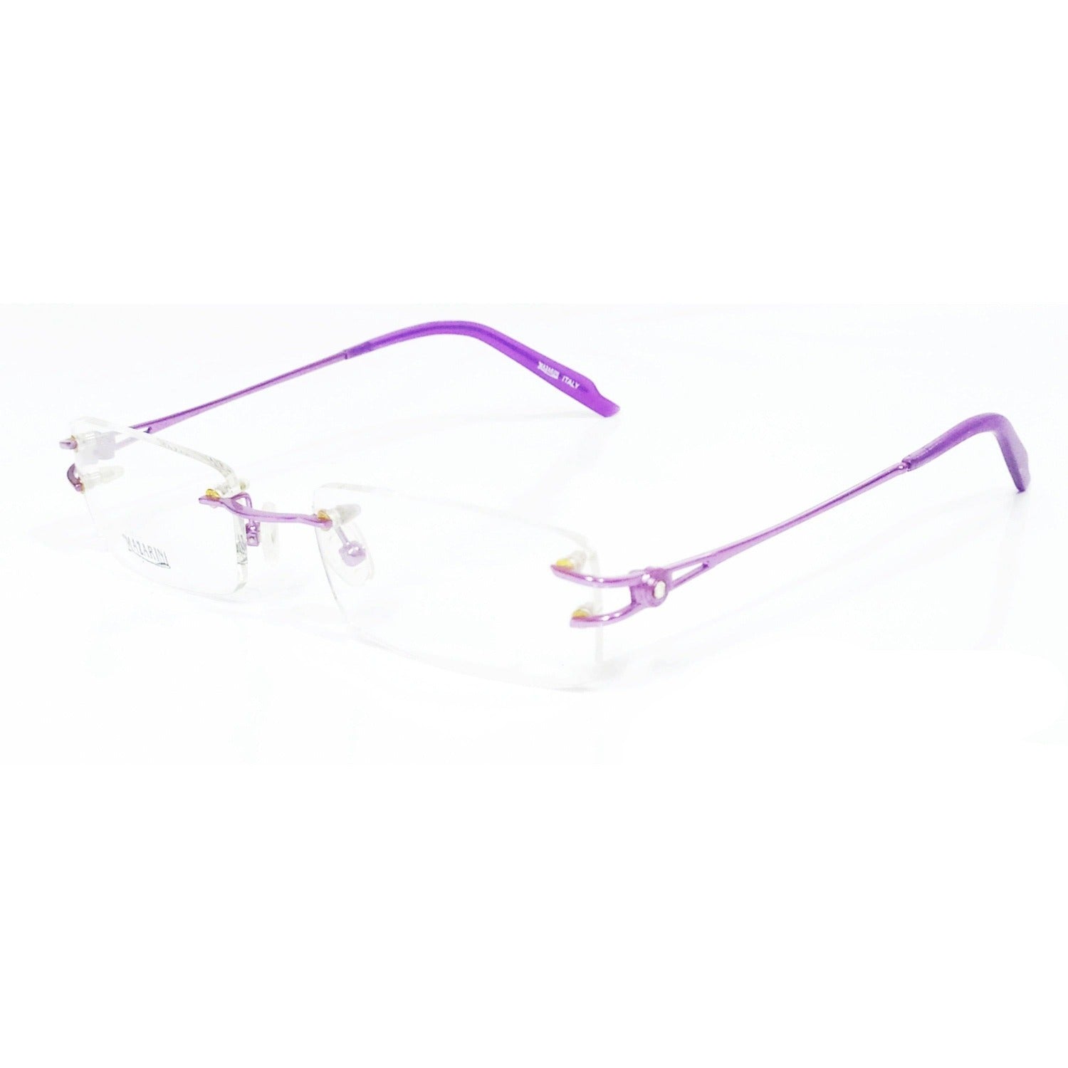 Premium Rimless Computer Glasses Blue Light Blocking with Anti-Glare Coating - Lightweight Frameless Eyewear for Digital Eye Strain Relief - Ideal for Office Work, Gaming & Screen Time (Model WlTS951)