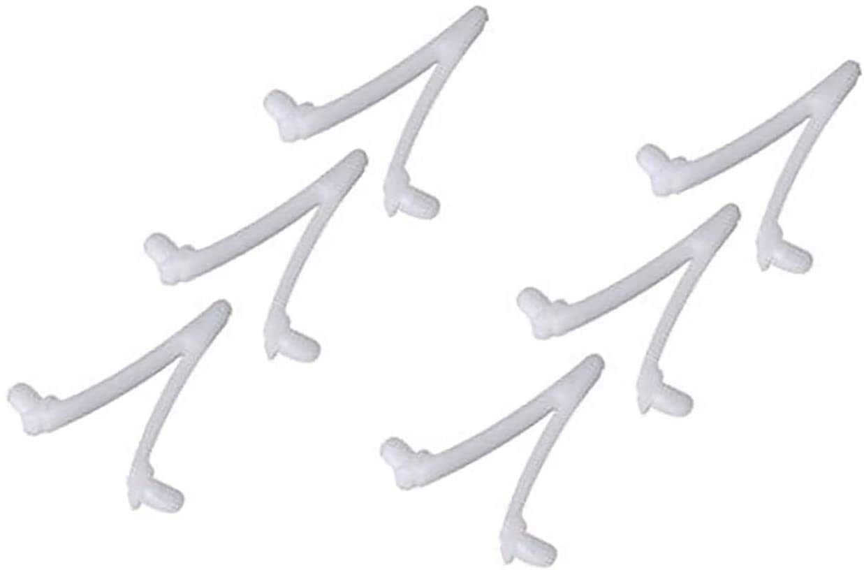 6 Pack Sarrah Pool Butterfly Clip V-Clip - Heavy Duty Swimming Pool Accessories for Spa Brush, Leaf Rake, Skimmer & Vacuum Head | Durable Pool Maintenance Tools for Easy Cleaning & Water Care