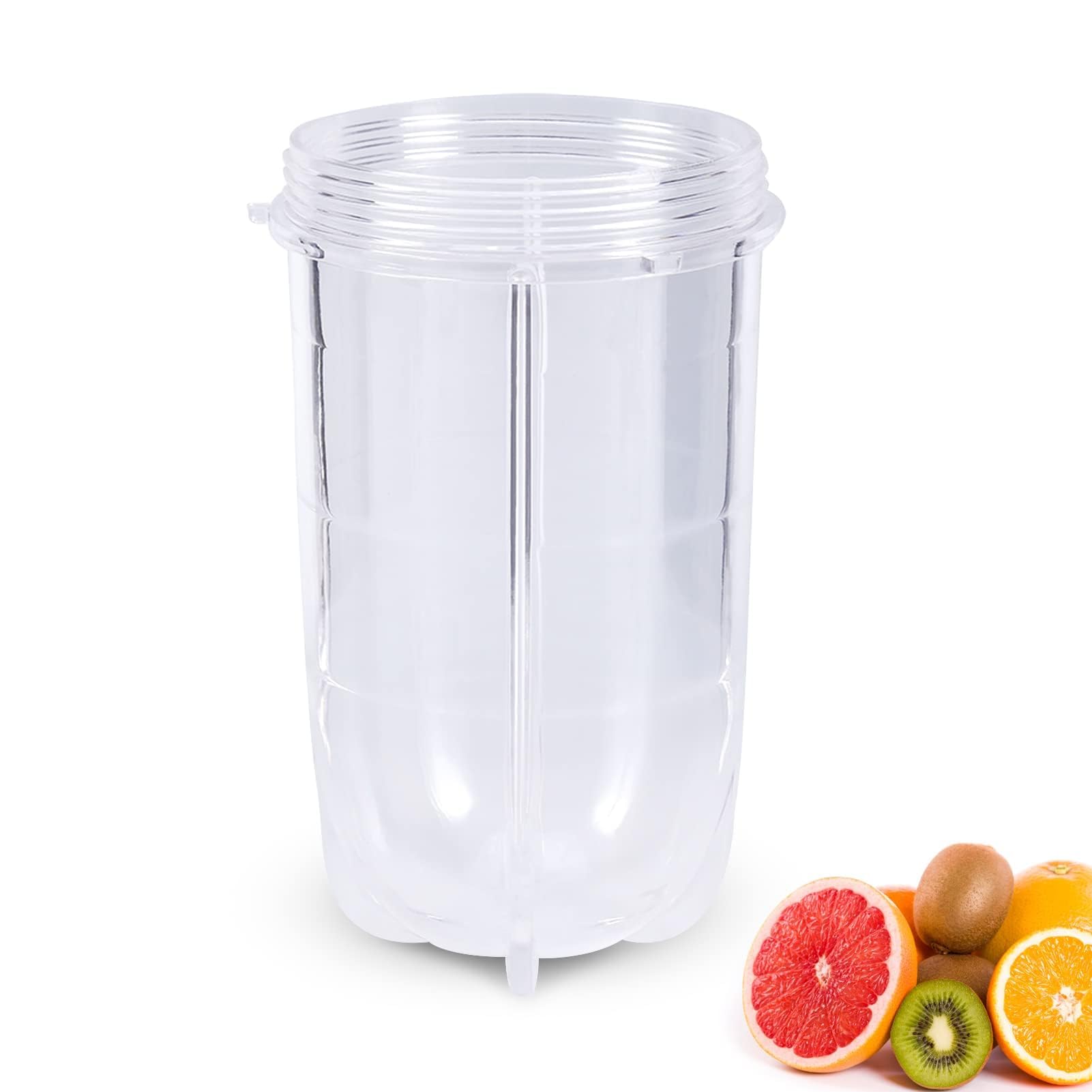 Replacement Blender Cup - 8x14.8cm Tall Transparent Plastic Juicer Cup for Blenders & Citrus Press Accessories | Perfect for Smoothies, Juicing & Kitchen Mixing