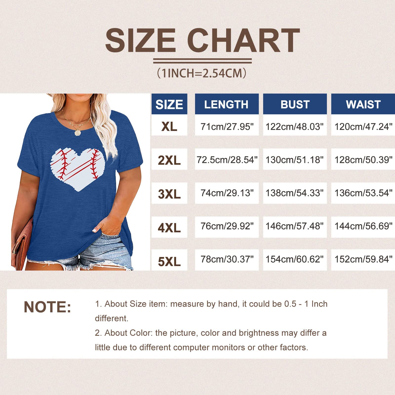 Plus Size Women's Funny Baseball Graphic Tee - Casual Short Sleeve T-Shirt for Women | Comfortable & Stylish Baseball Shirt for Everyday Wear, Sports Events & Casual Outings
