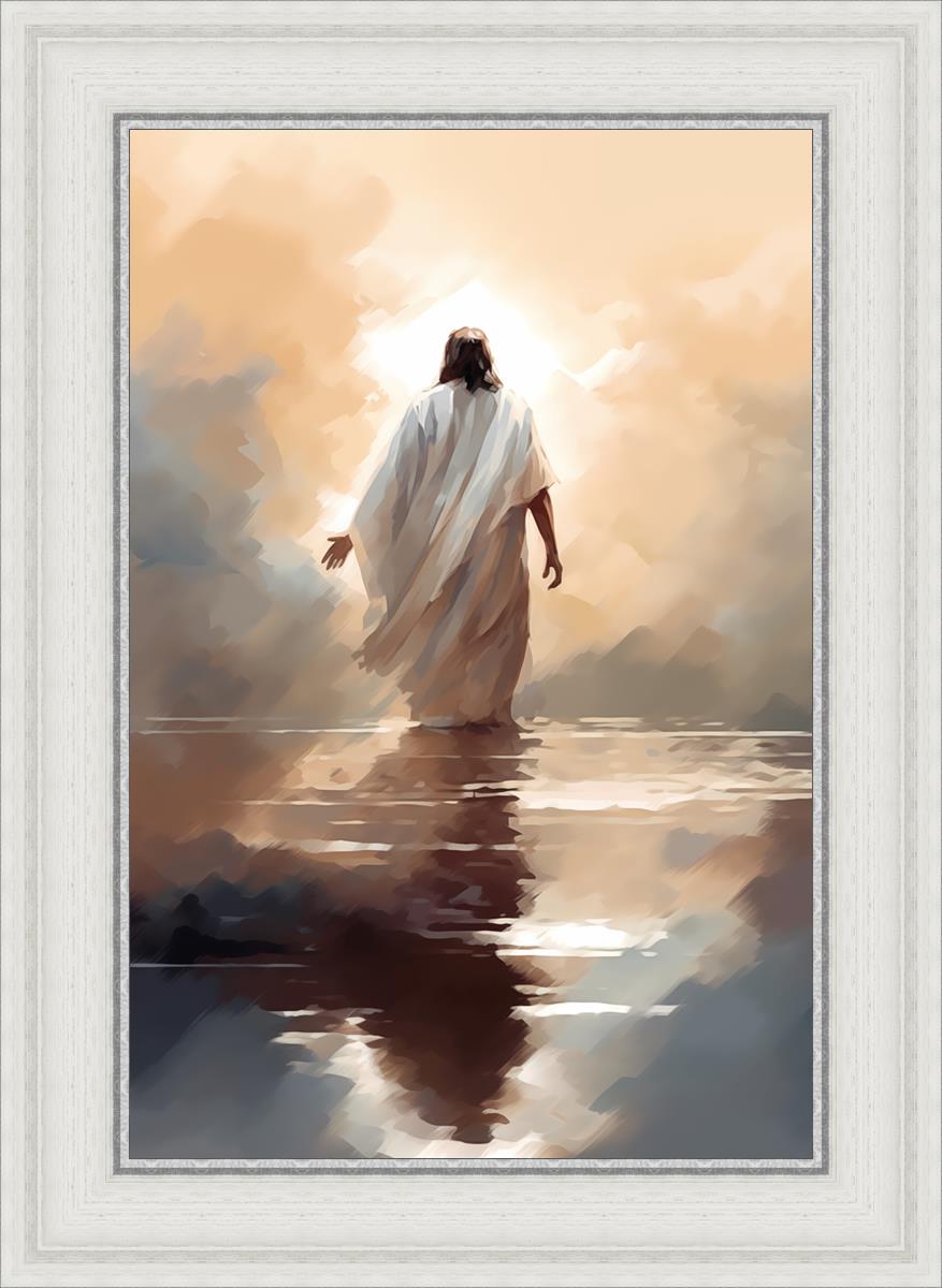 Peace Be Still by Gabriel Heaton - Inspirational Christian Wall Art for Home, Office & Church Decor - Perfect for Prayer Rooms, Bedrooms & Gifts