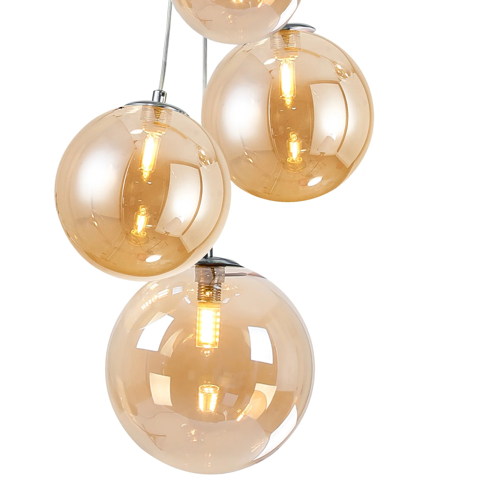 Modern Austin 5-Light Cluster Pendant with G9 Base - Elegant Ceiling Lighting for Dining Room, Kitchen Island, or Entryway