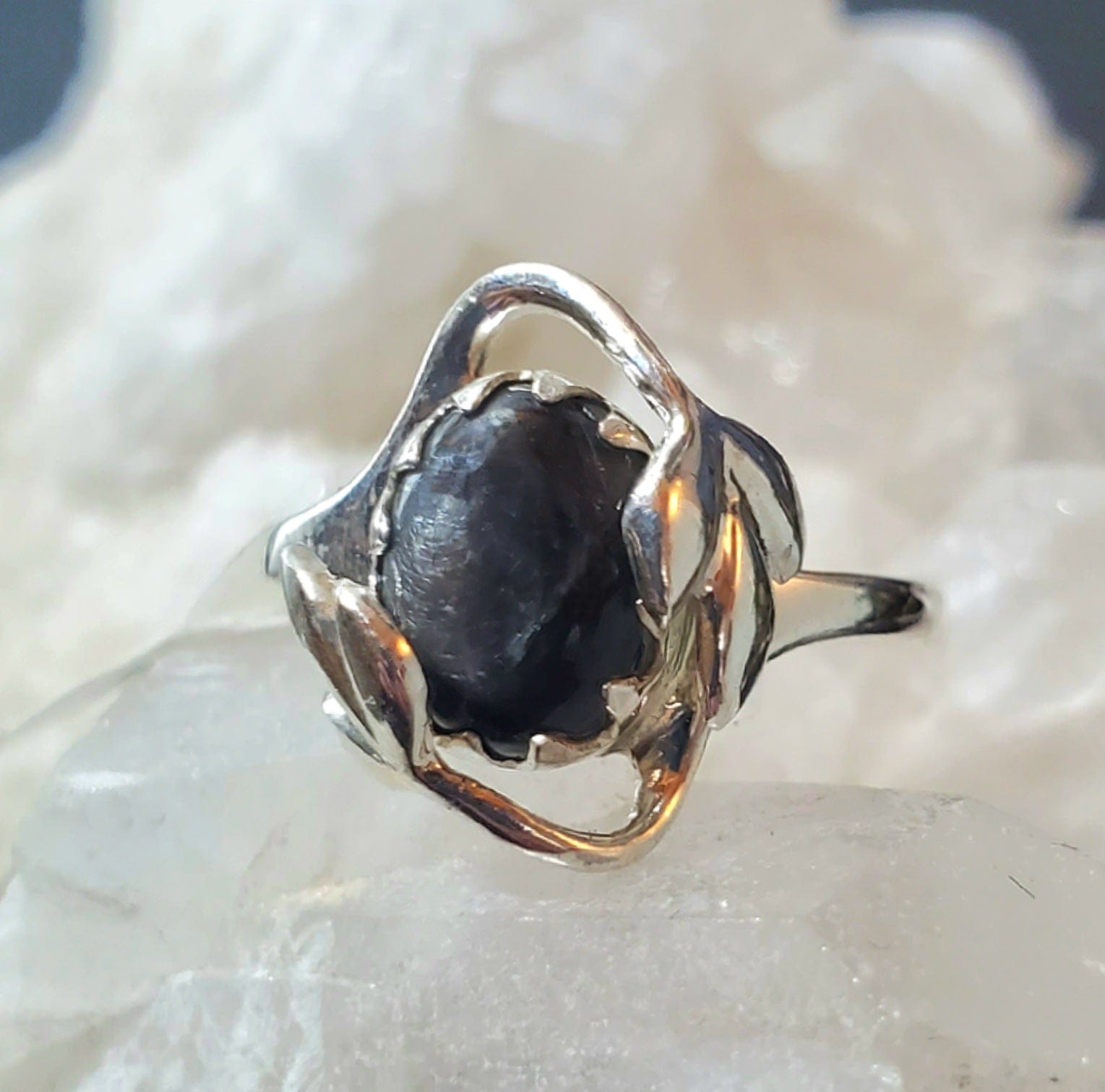 Exquisite Canadian Sapphire Ring in .925 Sterling Silver - Size 6.5 - Perfect for Engagement, Anniversary & Special Occasions