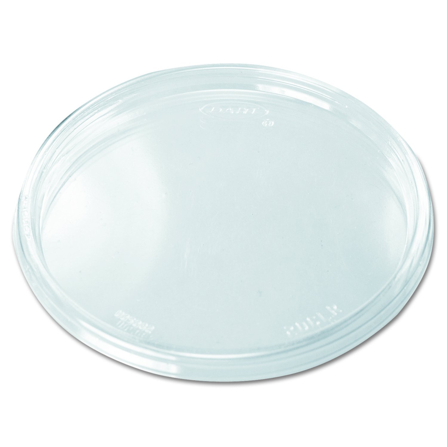 20DLCR Clear Non-vented Dome Lids - Case of 1000 - Perfect for Takeout Containers, Food Storage & Catering Supplies