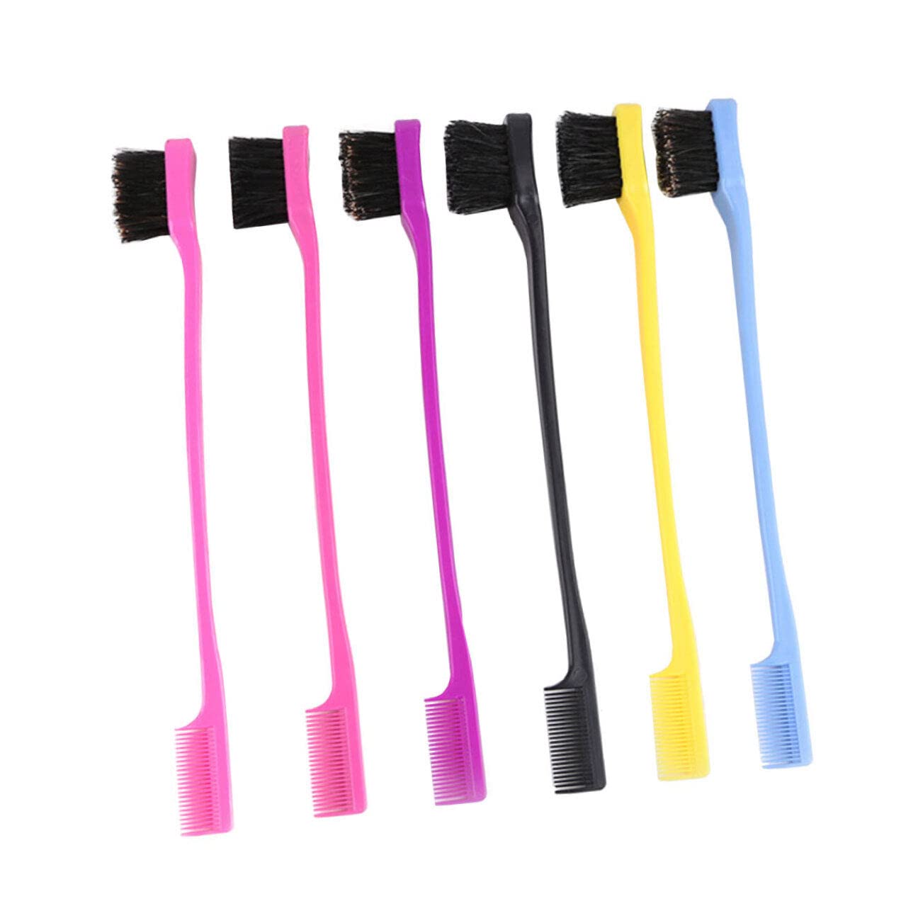 PLAFOPE Eyebrow Brush & Comb - 2-in-1 Grooming Tool for Perfect Brows & Lashes - Home & Travel Use