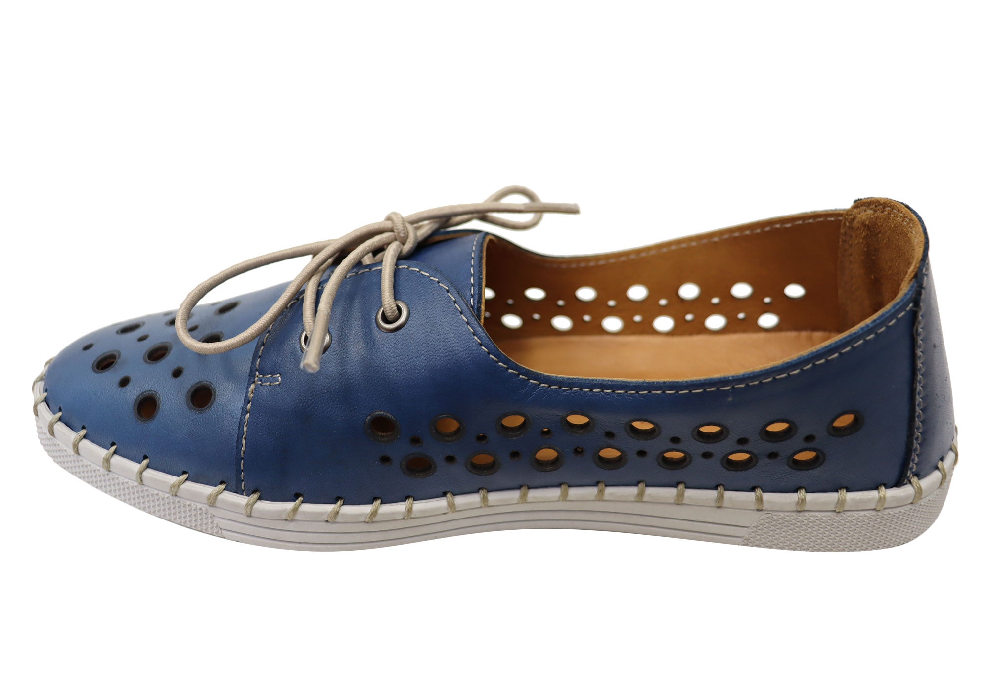 Orizonte Gemma Women's Comfortable Leather Shoes - European Style for Work, Walking & Casual Wear