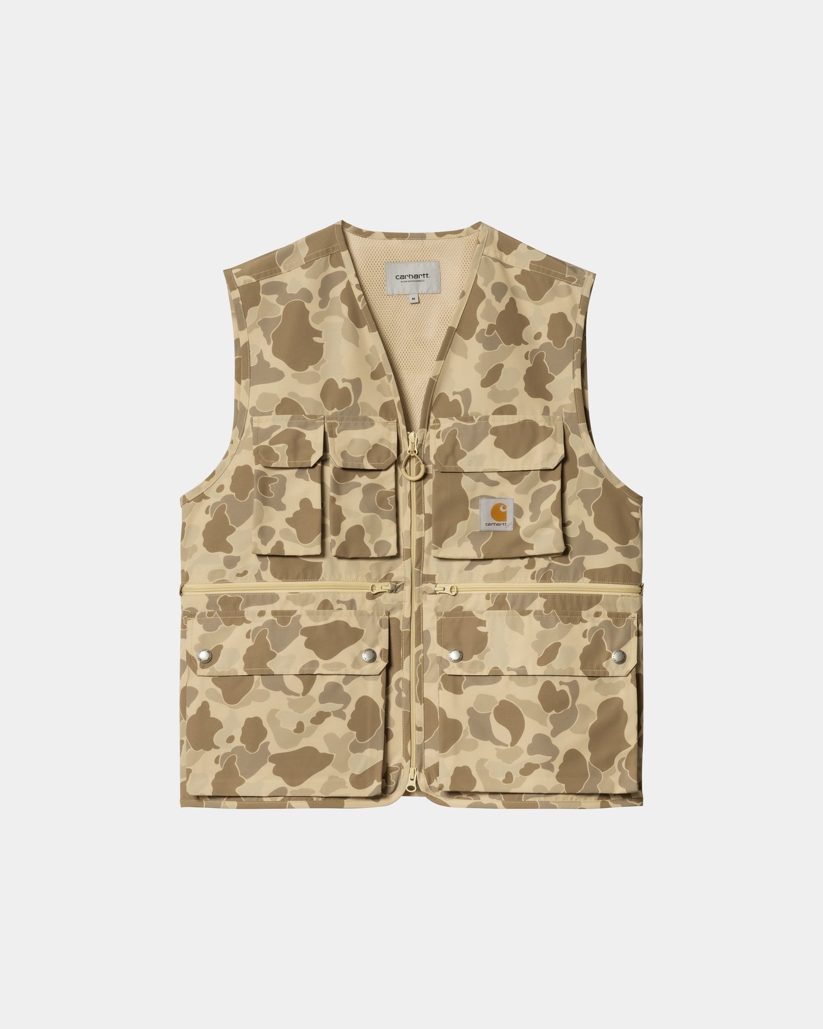 Irwin Vest for Men - Desert Duck Camo Hunting Jacket | Waterproof Outdoor Gear for Camping, Hiking & Shooting Range