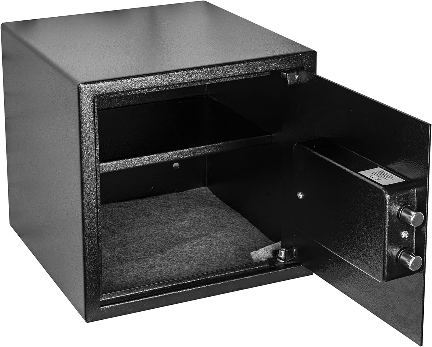 Genie Hand Safe with Double Lock & 2 Cross Locks - High Security Home & Office Safe for Cash, Jewelry & Documents - Ideal for Bedroom, Closet or Business Use