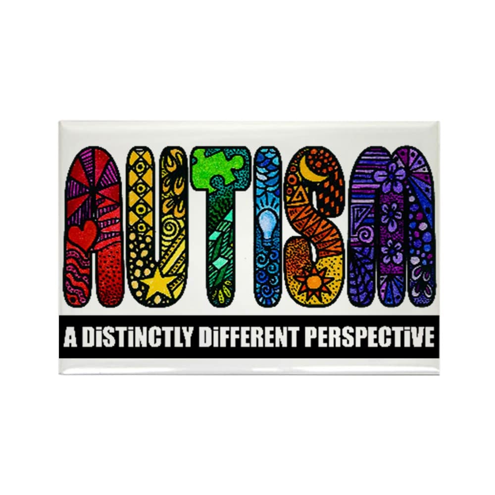 Autism Awareness Refrigerator Magnets - 10 Pack of 2x3 Inch Rectangle Fridge Magnets for Car, Office & Home Decor - Support Autism Awareness Month
