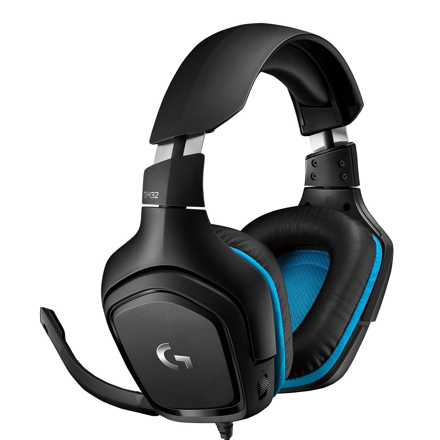 Logitech G432 Wired Gaming Headset with 7.1 Surround Sound, DTS Headphone:X 2.0 & G402 Hyperion Fury Gaming Mouse 4000 DPI Lightweight Design - Perfect for PC Gaming, Streaming and Esports Tournaments