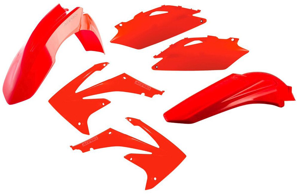Acerbis 2141860227 Red Plastic Kit - High-Quality Motorcycle Body Parts for Off-Road & Street Bikes | Perfect for Replacement & Customization