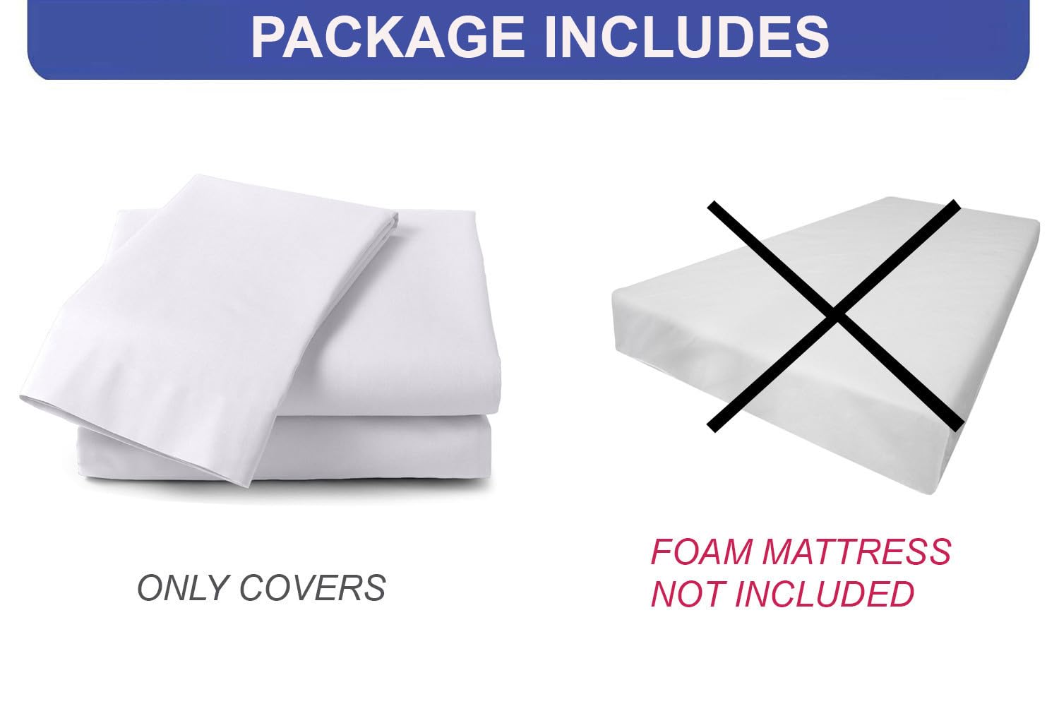 Outdoor Contrast Trim 8 Inch Crib Daybed Fitted Sheet Slipcover | Waterproof & Durable | Perfect for Nursery, Daycare & Patio Furniture