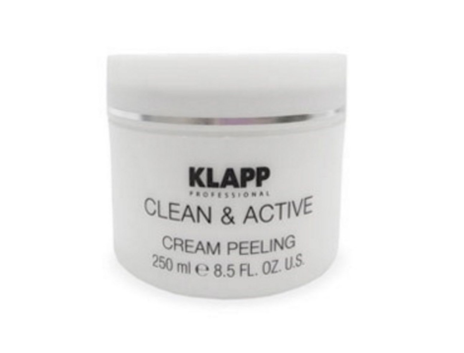 Clean & Active Cream Peeling 250ml (8.5oz) - Salon Size Exfoliating Face Scrub for Smooth Skin | Free Sisley Ssisleya Eye & Lip Contour Cream | Perfect for Spa Days & At-Home Skincare Routines
