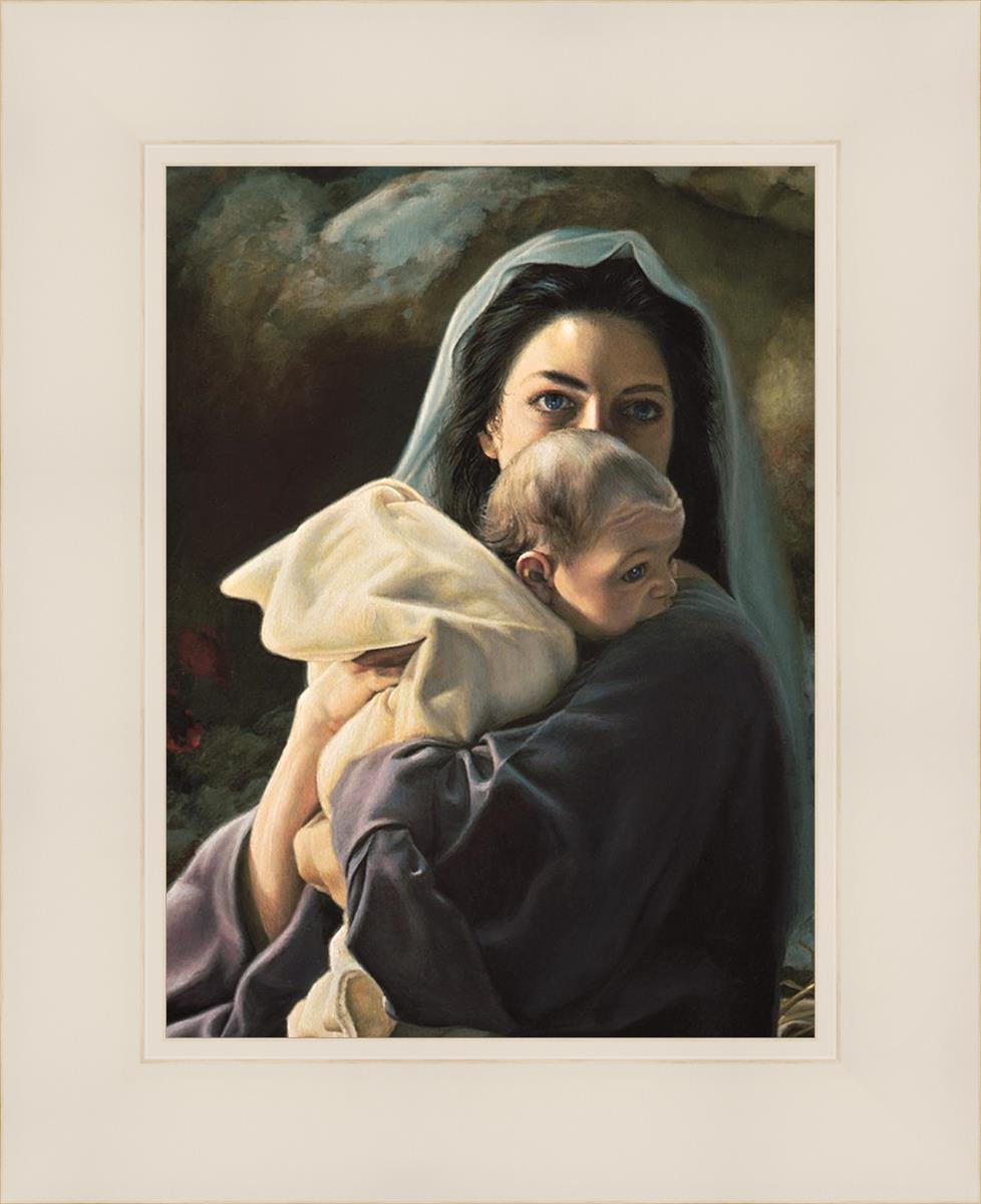 Be It Unto Me Religious Painting by Liz Lemon Swindle - Inspirational Christian Art for Home, Church & Office Decor