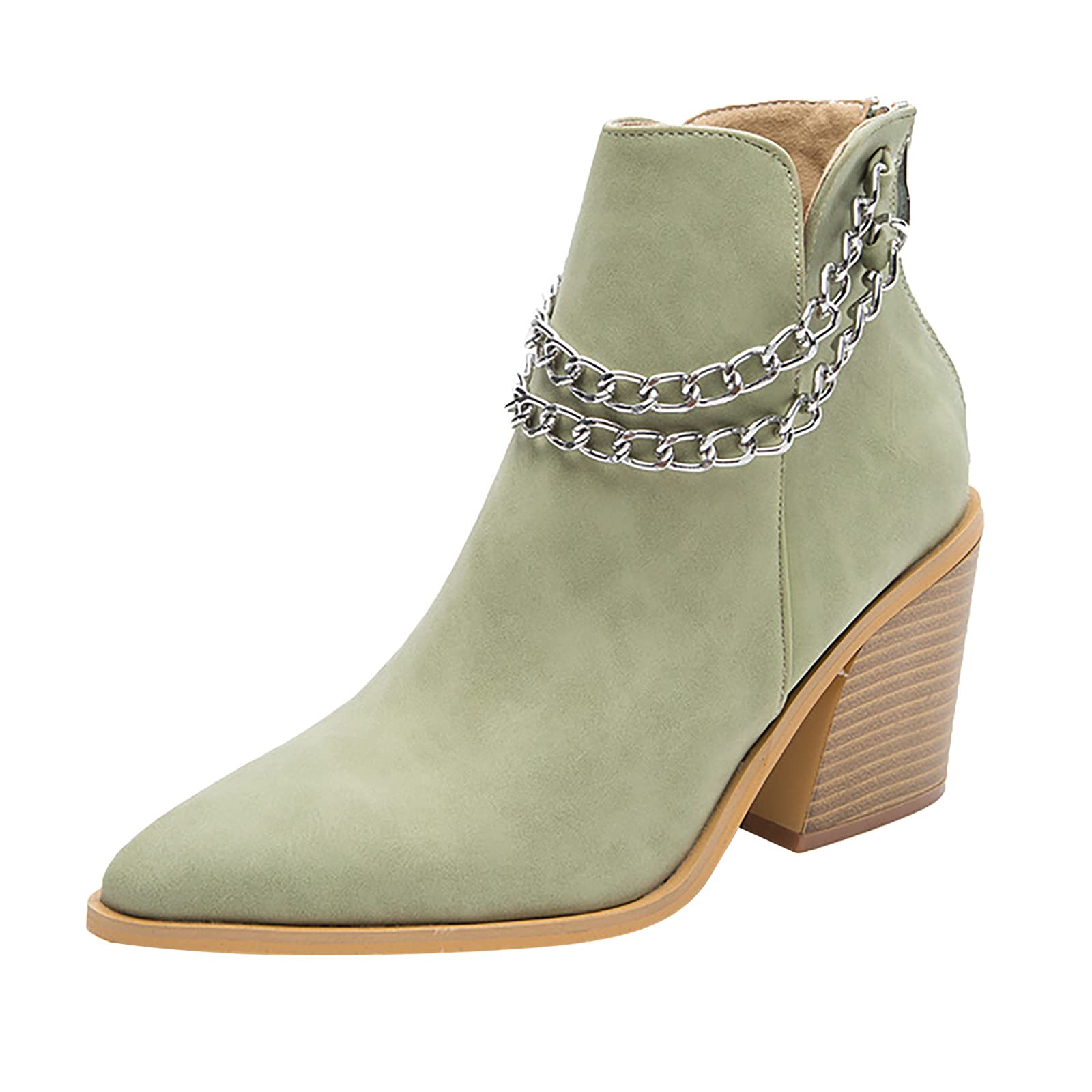 Women's Stylish Cowboy Boots with Animal Print - Fashionable Ankle Booties for Everyday Wear, Western Outfits & Night Out