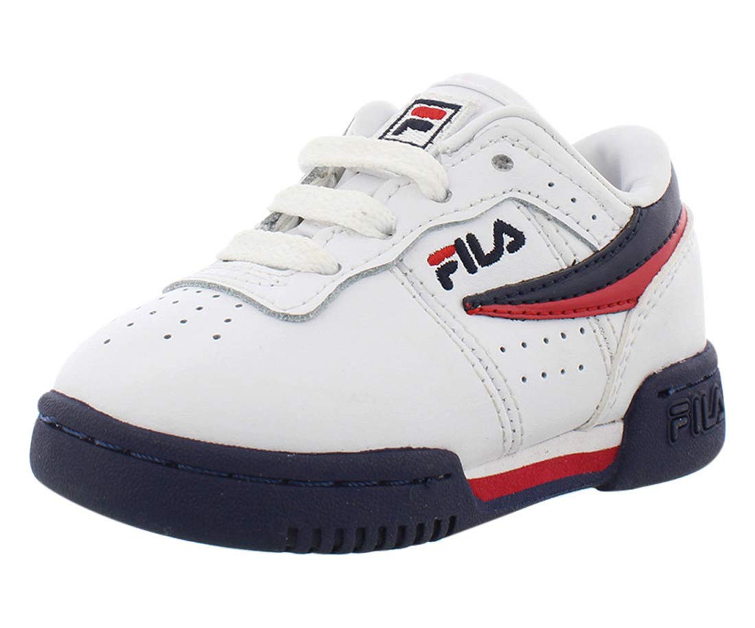 Fila Original Fitness Sneakers for Baby Boys - Comfortable & Lightweight Walking Shoes (Size Options Available) - Perfect for Playtime, Daycare & Outdoor Activities