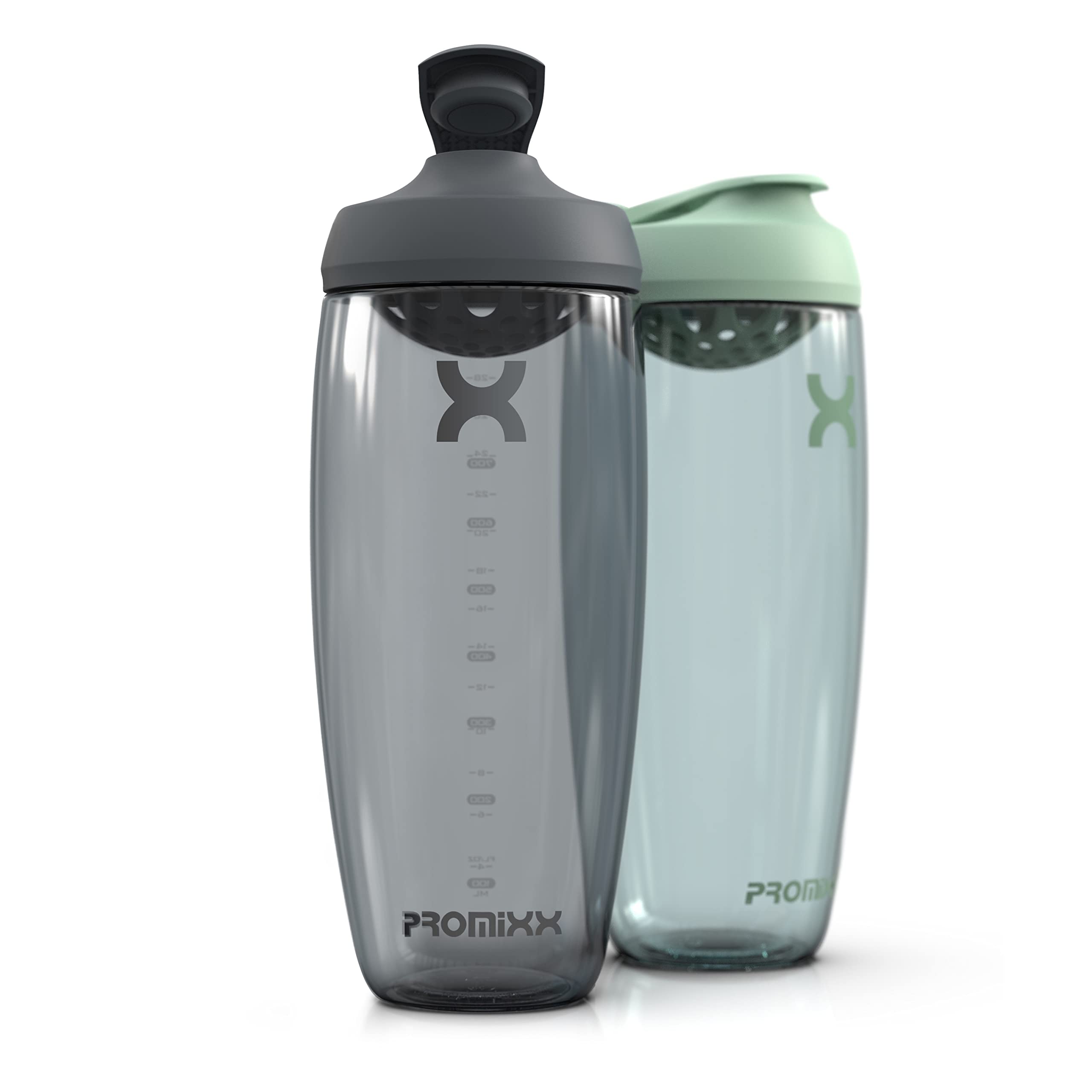 Promixx PURSUIT Protein Shaker Bottle - Premium BPA-Free Sports Water Bottle for Protein Powder, Pre-Workout & Supplement Mixing - Leakproof & Easy Clean Shaker Cup - Ideal for Gym, Workout & Fitness Enthusiasts